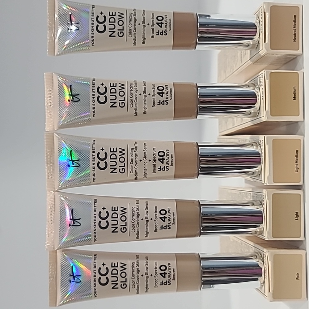 CHOOSE ✅ IT Cosmetics CC+ Nude Glow Lightweight Foundation SPF 40 ✨ BNIB